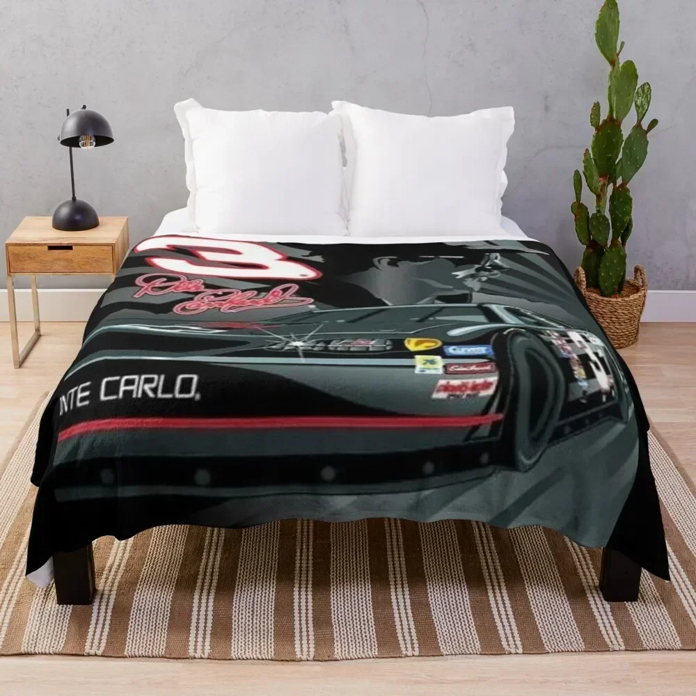 

dale earnhardt Throw Blanket Soft Solid Color Blanket for Couch Bed