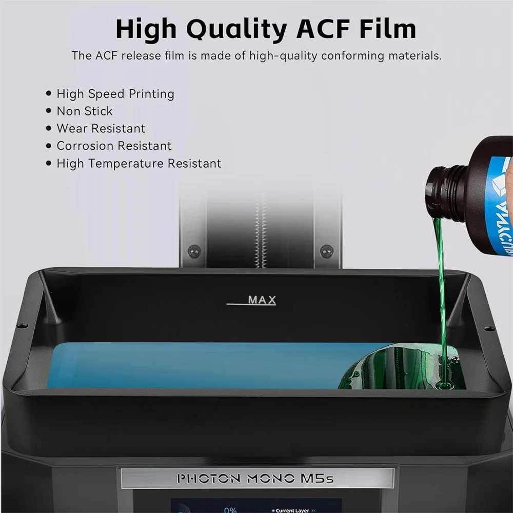 VOLFAN 2PCS High Speed ACF Release Film für ANYCUBIC Photon Mono M7 MAX Resin LCD 3D Drucker Teile Zubehör – Detail 5