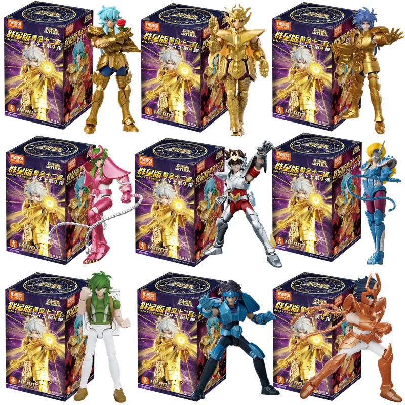 Blokees or Saint bloc de construction balance Dohko sagittaire Saint Seiya assemblage jouets Shura Aiolos enfants cadeau d'anniversaire