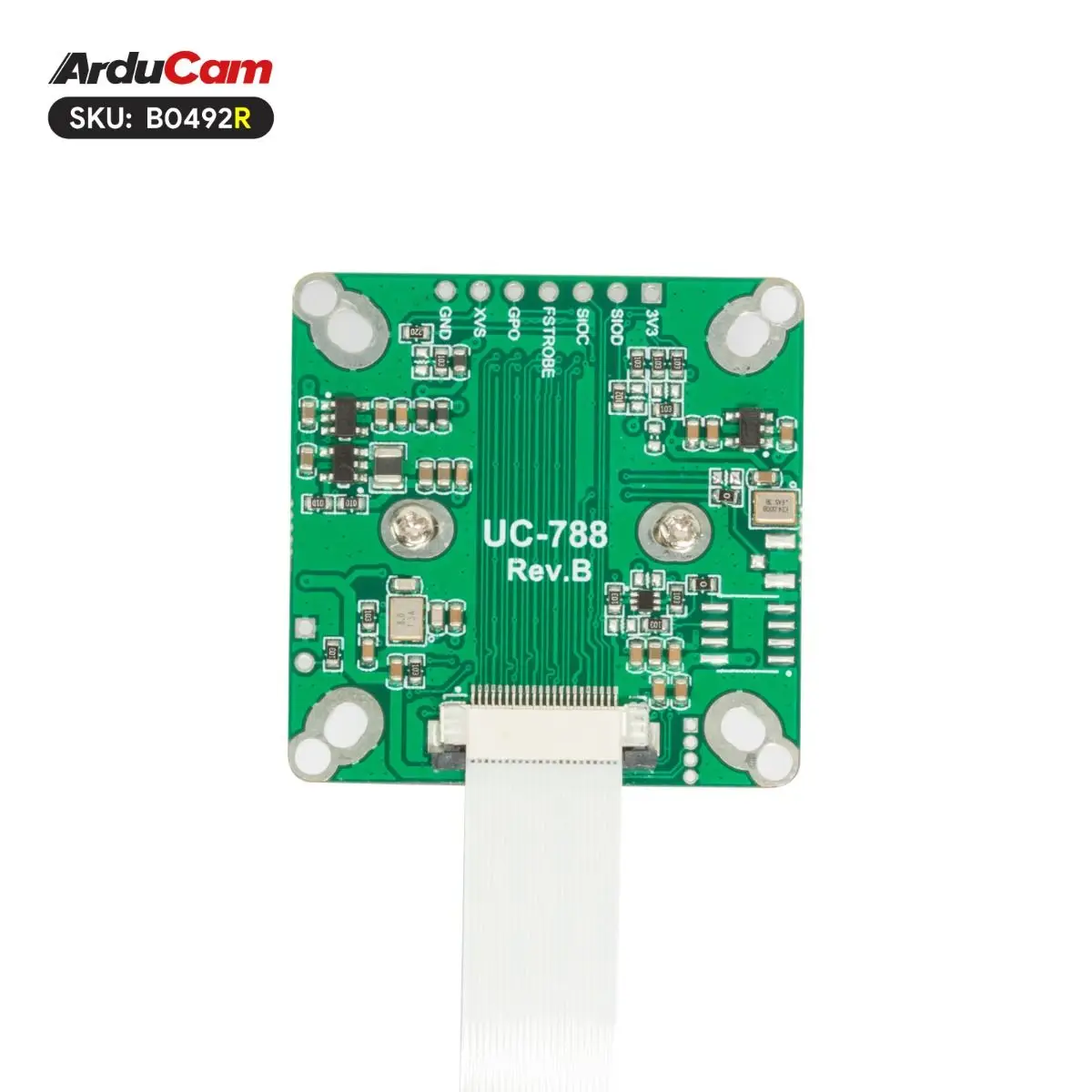 Arducam 컬러 글로벌 셔터 동기화 스테레오 카메라 번들 키트, 라즈베리 파이용, 2.3MP * 2 AR0234