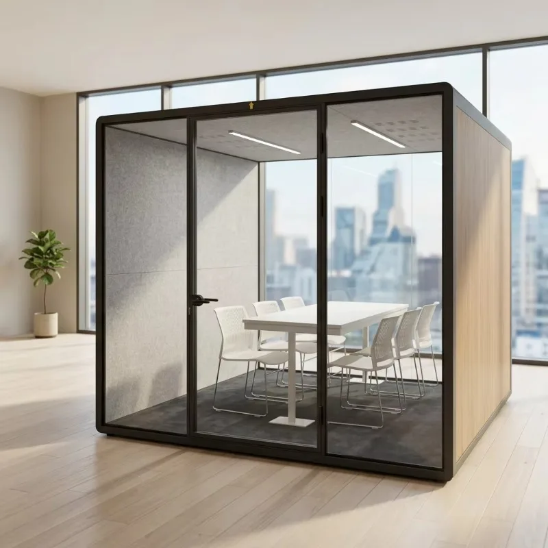 Portable Modern Aluminum Soundproof Booth for Office Building  Apartment Acoustic Isolation
