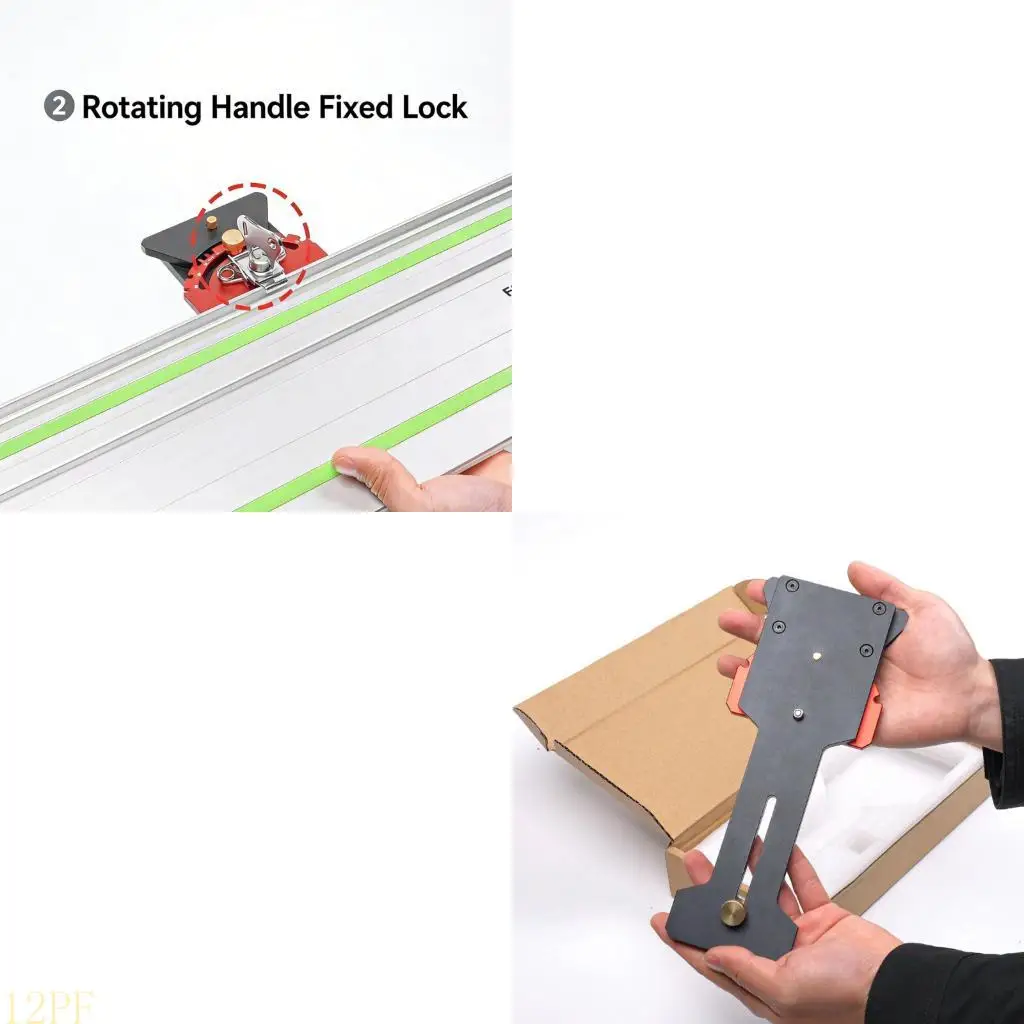 12PF Multiple Adjustable Fence for Circular Chainsaw Guide Aluminum Construction