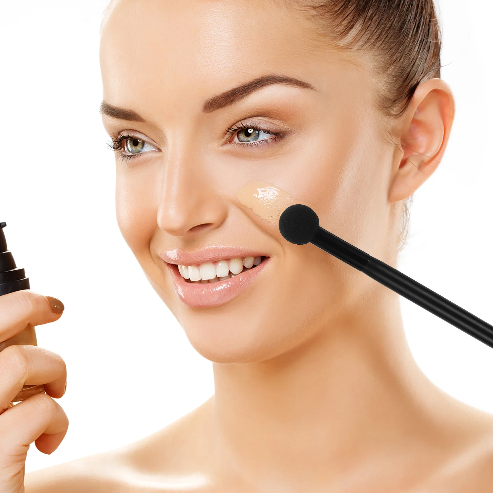 3 قطع من فرش مكياج أحمر الشفاه متعددة الوظائف، فرشاة خافي عيوب البشرة الاحترافية للنساء، مجموعة مزج شفاه الوجه #2