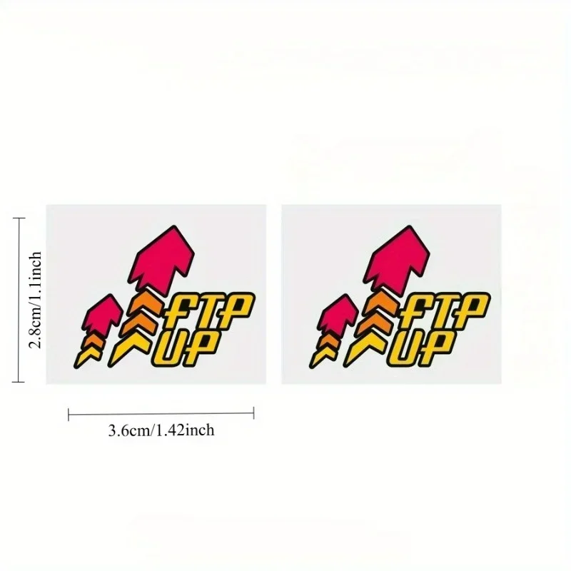 Велосипедная наклейка с тематическим логотипом FTP Up, наклейка на велосипед, наклейка на велосипед, отличительный предмет для укладки велосипеда