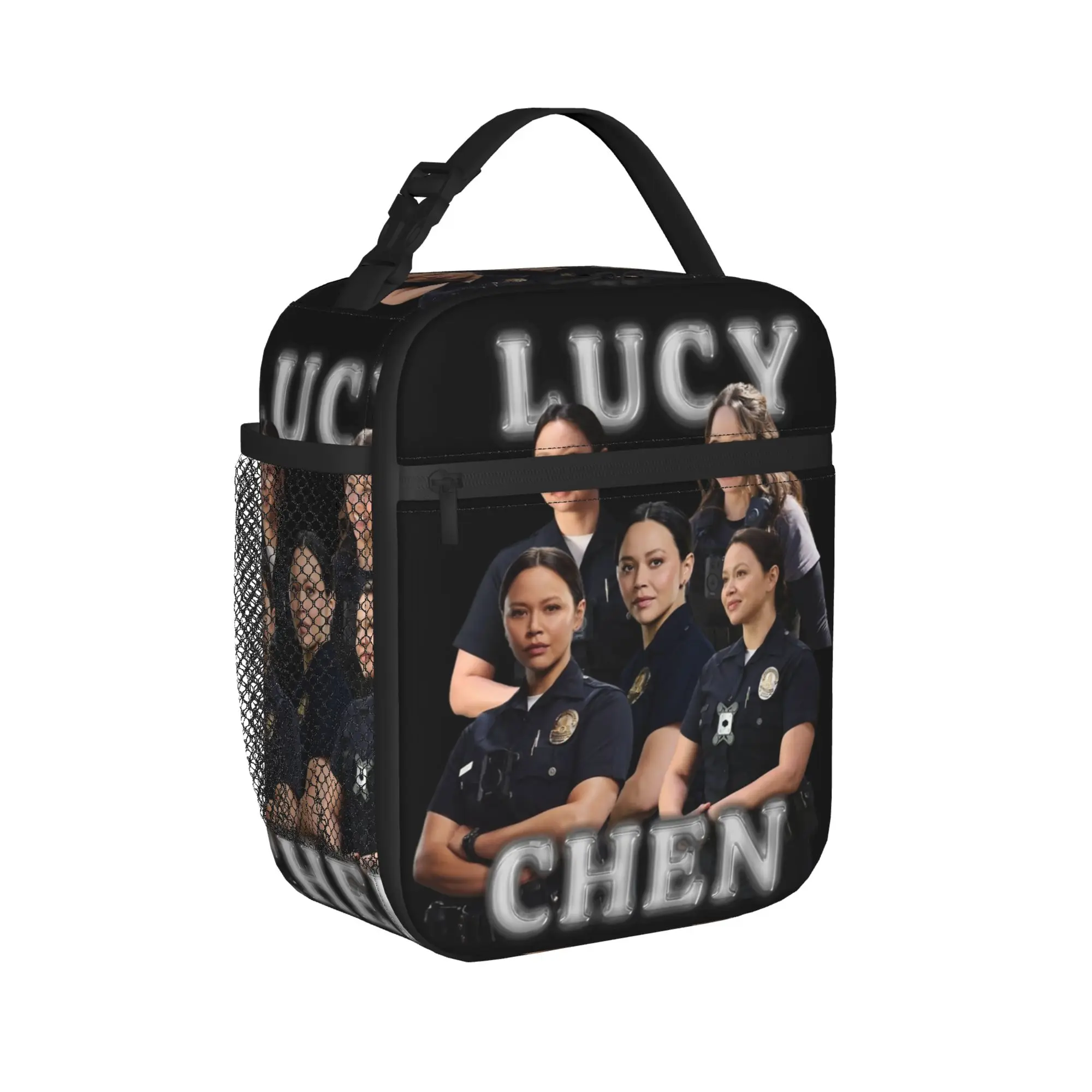 Lucy Chen Melissa O'Neil The Rookie Bolsa térmica isolada para almoço, para trabalho, recipientes para alimentos, caixas térmicas para almoço