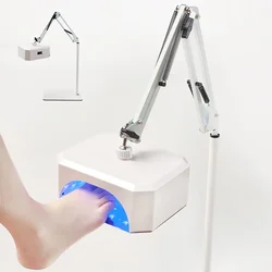 New LED Foot UV Curing Light Rechargeable Gel Paint Drying Light Beauty Salon Foot Nail Lamp Foot Switch High Power Floor Lamp