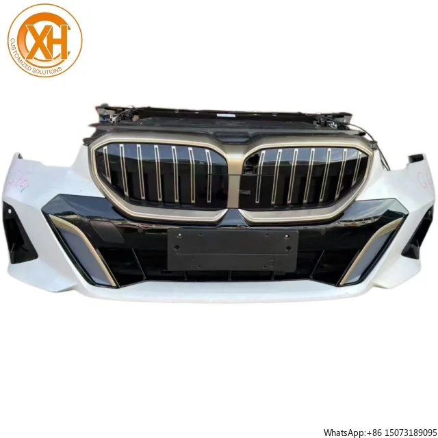 Complete Front End Kit for 5 Series G68  G60Bumper+Headlight+Radiator+Grille Second Hand Assembly