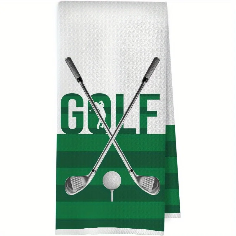 1, golf gift kitchen towel, decorative napkin for golf enthusiasts, kitchen decorative napkin