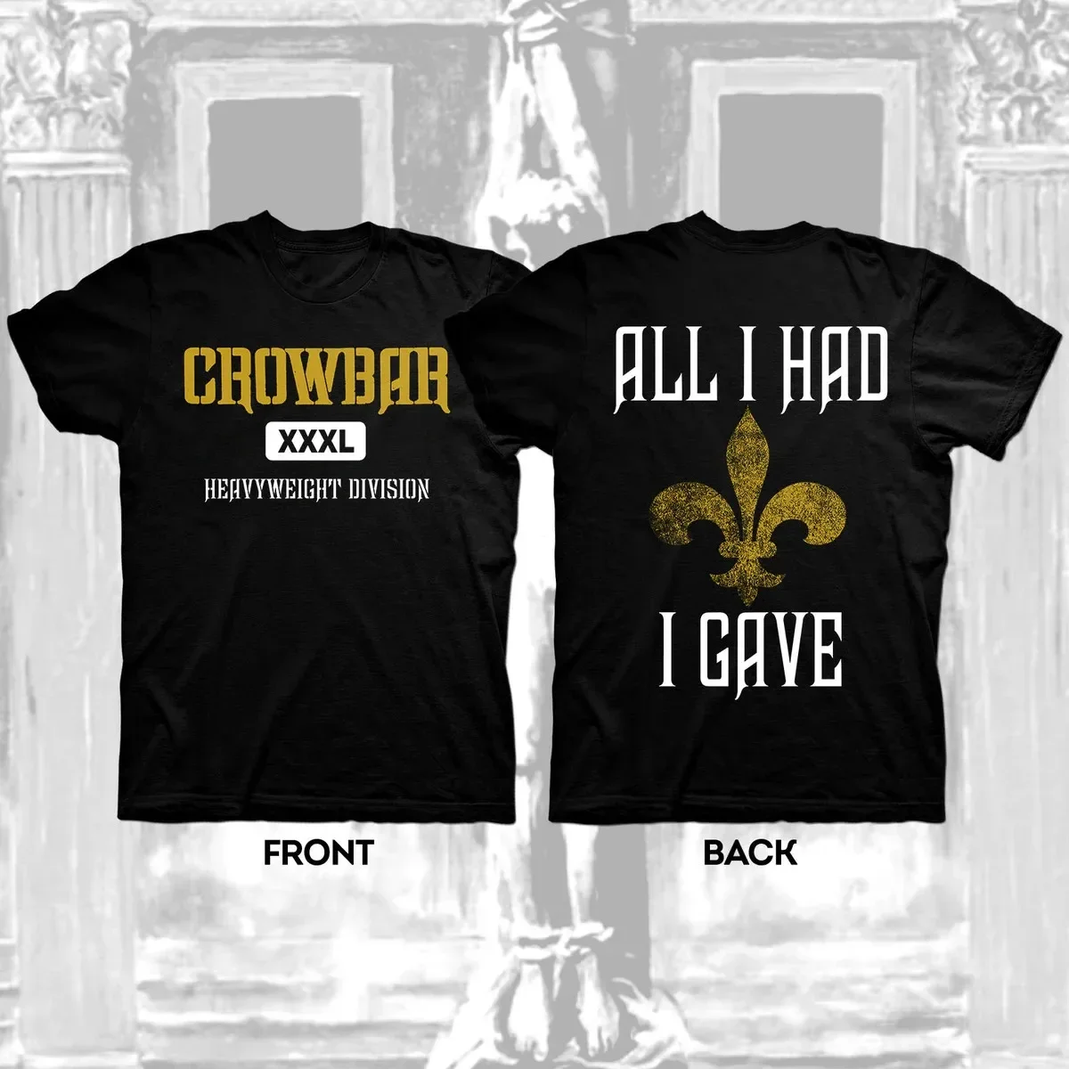 CROWBAR HWD ALL I HAD T-SHIRT US1986