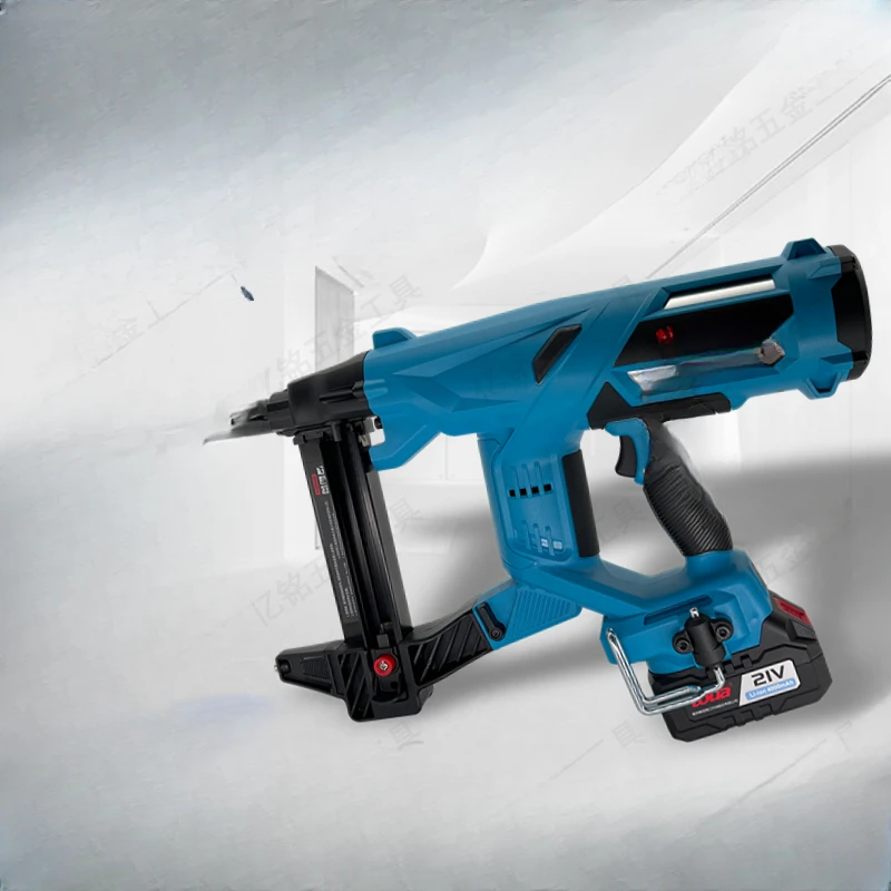 Pure lithium electric steel nail gun, plastic row continuous firing nail gun, multifunctional concrete door and window