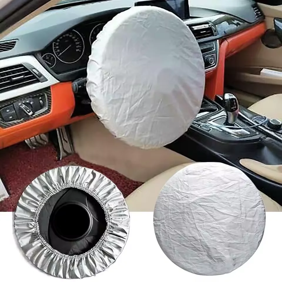 

42 см автомобильный солнцезащитный козырек на руль, толстая защита от солнца, складной солнцезащитный крем с защитой от ультрафиолета, автомобильный противотепловой чехол на руль автомобиля