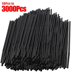 50-3000Pcs Multicolor Drinking Straws rietjes Milk Tea Bar Party Wedding Kitchen Home Accessories Beverage Black Straw Wholesale