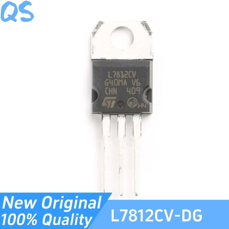 

New Original DIP L7812CV-DG TO-220 1.5A Three terminal voltage regulator circuit chip+12V
