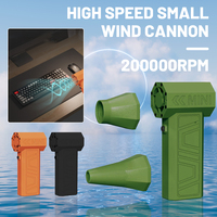 200000RPM Mini Turbo Jet Fan X3-A3 High Speed Dust Blower Brushless Motor 4000mAh 41m/s Handheld Violent Fan Electric Air Duster