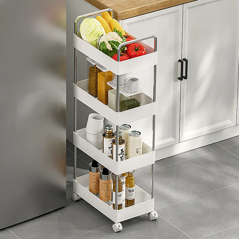 

Toilet,kitchen shelf,floor-to-ceiling movable washstand,bathroom trolley shelf kitchen organizer kitchen accessories organizer