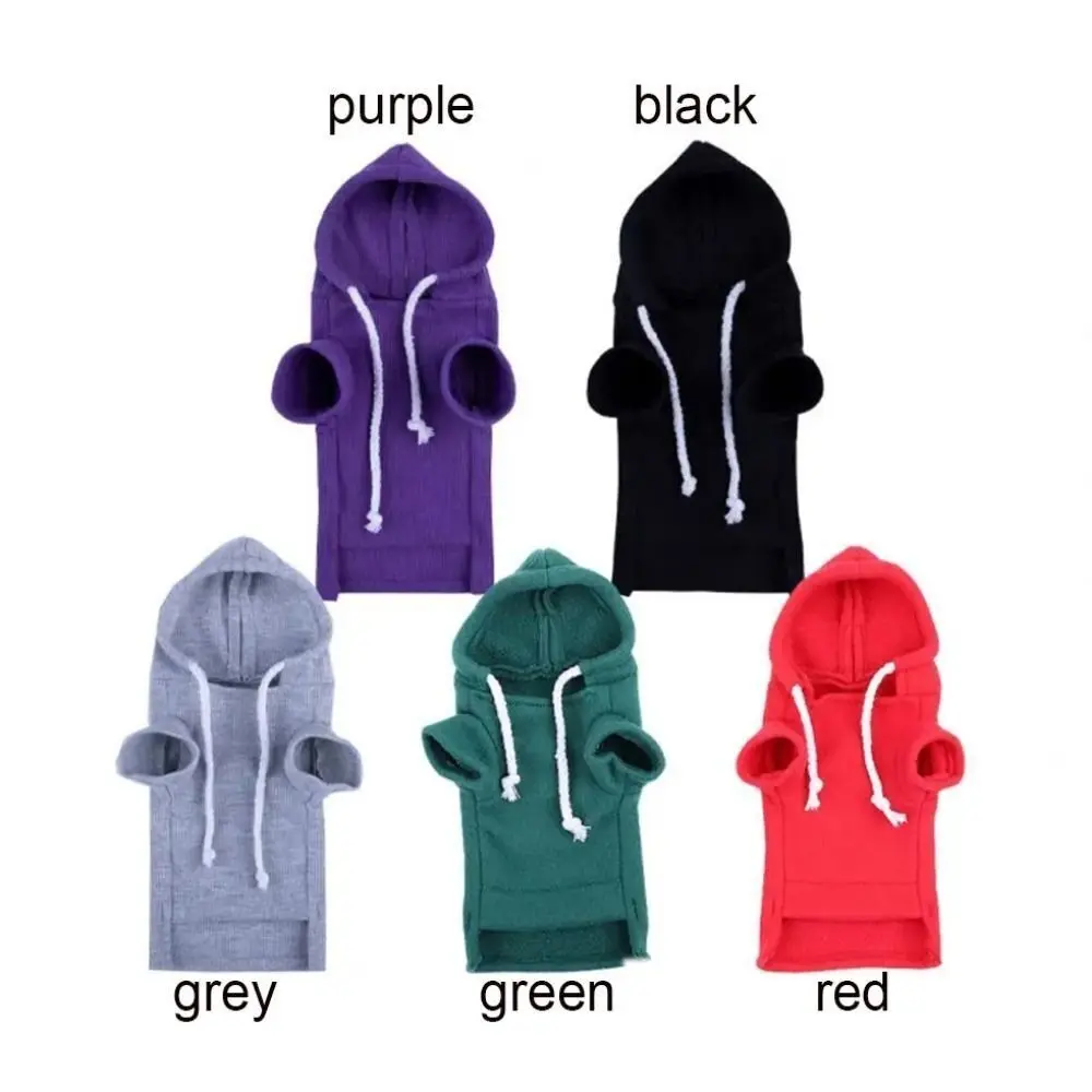 Ferret Hoodie Pet Pullover Fleece Clothes Jumper Vest Coat Jacket Apparel Warmer Tops Pet Supplies For Hamster/Lizard/Squirrel