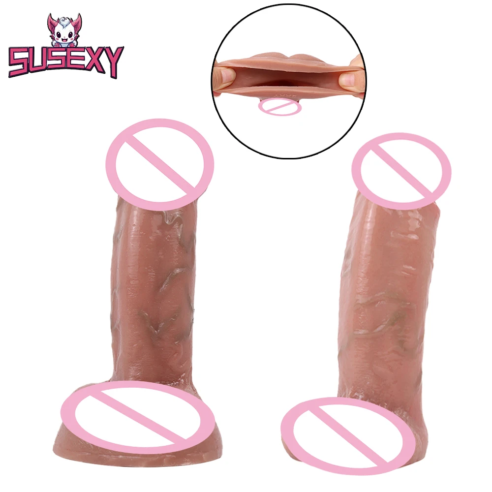 

SUSEXY Silicone Penis Sleeve Delay Ejaculation Reusable Condom Dick Enlargement Erotic Tool Sex Toys For Men Adult Couple Game18