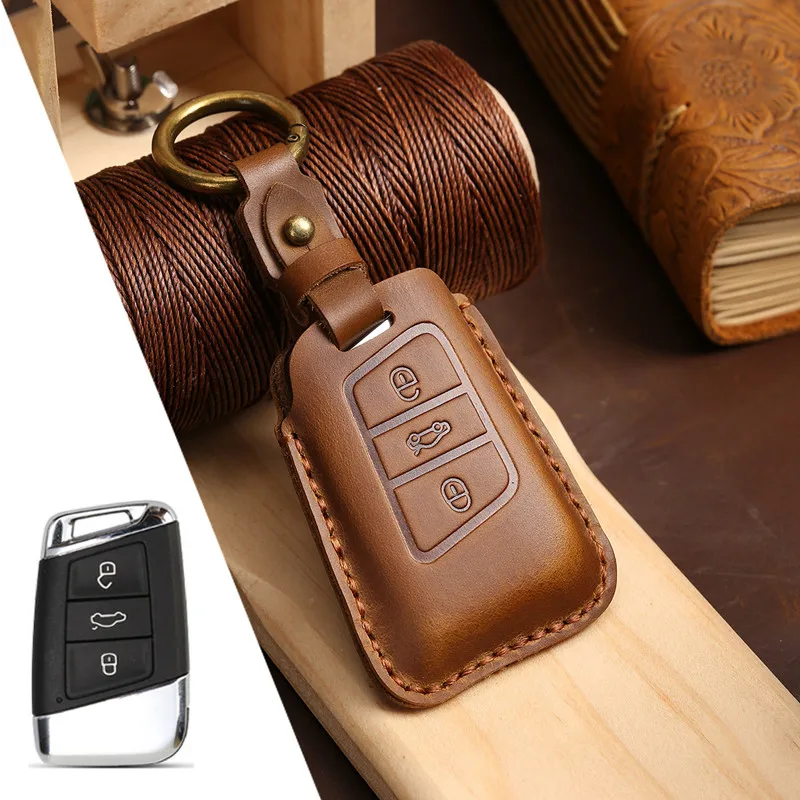 Car key case for volkswagen vw magotan b8 wei lan polo 9n golf 4 3 5 6 6r 7 mk7 mk4 passat b5 b6 b8 b7 touran bora caddy tiguan