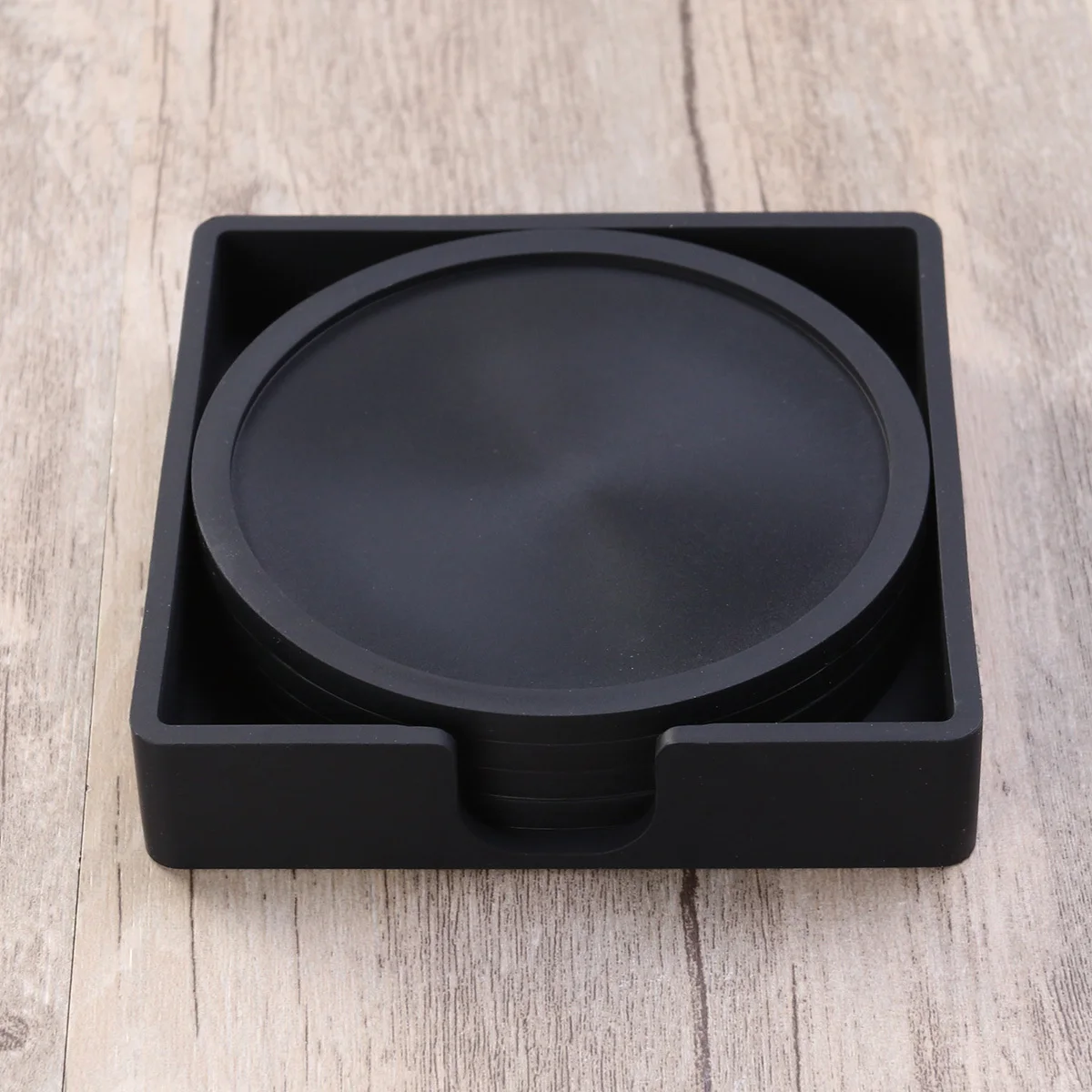 5 قطعة كأس سيليكون مستدير حصيرة مجموعة لينة المضادة للسقوط عدم الانزلاق الوقايات للشاي القهوة شرب كأس أسود حصيرة عدم الانزلاق كوستر