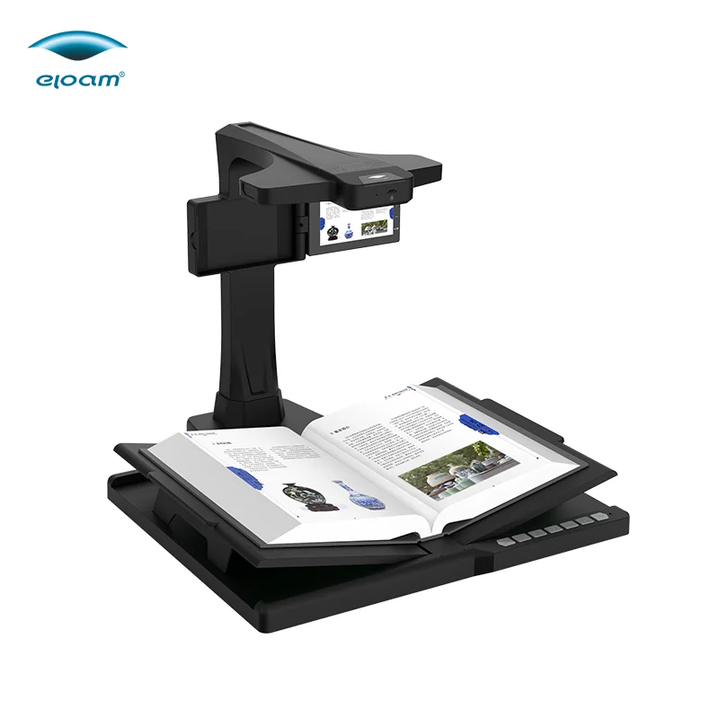 V-Shape A3 Book Scanner, 28MP High Accuracy Document Scanner with  Function, 1 Second Scan Speed, USB Connection