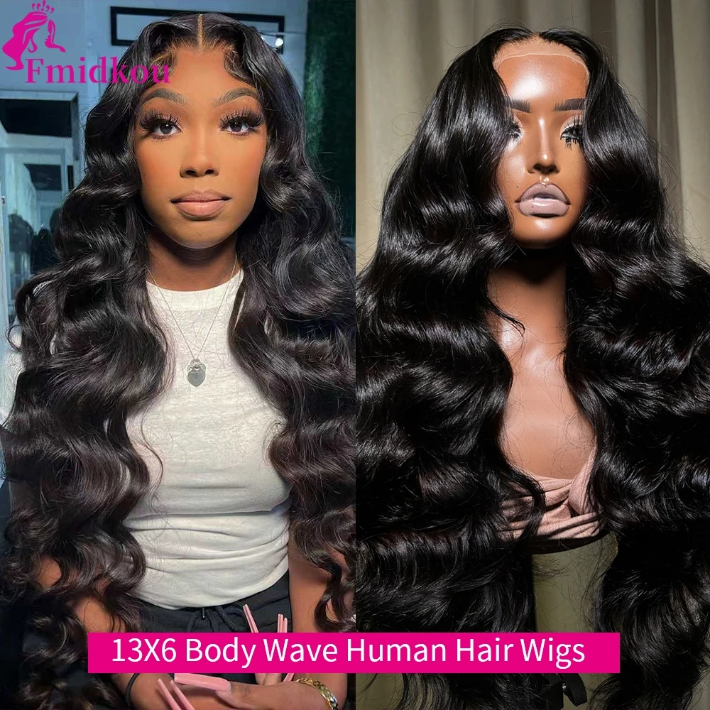 

Парик из натуральных волос Body Wave, 13x6, с фронтальной прокладкой, перуанский, 34-36 дюймов, готовый к ношению, без клея, 13x4, парик Body Wave из натуральных волос