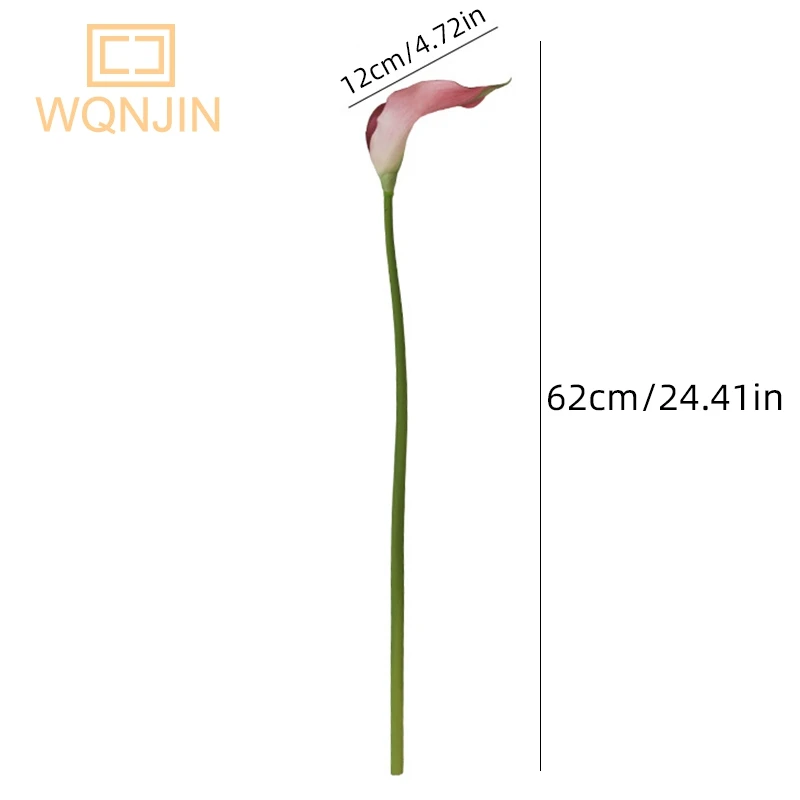 NEW Artificial Calla Lily Flower Table Decoration Flower Arrangement Hand Bouquet Wedding Decoration Fake Fowers Party Decor