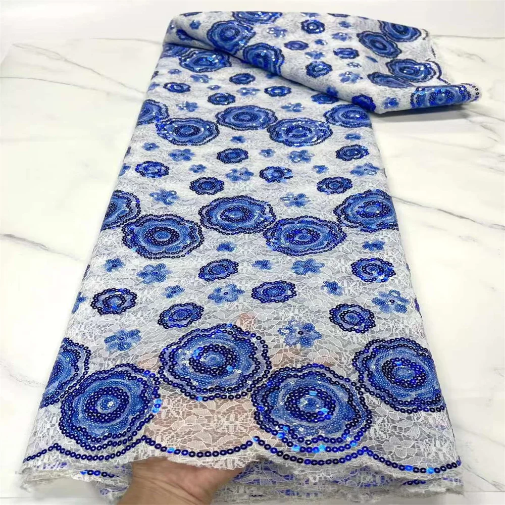 Afrikanische Net Chantily Spitze Mit Pailletten Französisch Tüll Spitze Afrikanische Spitze Stoff 5 Yards Nigerian Spitze Stoffe Für Hochzeit Kleid nähen