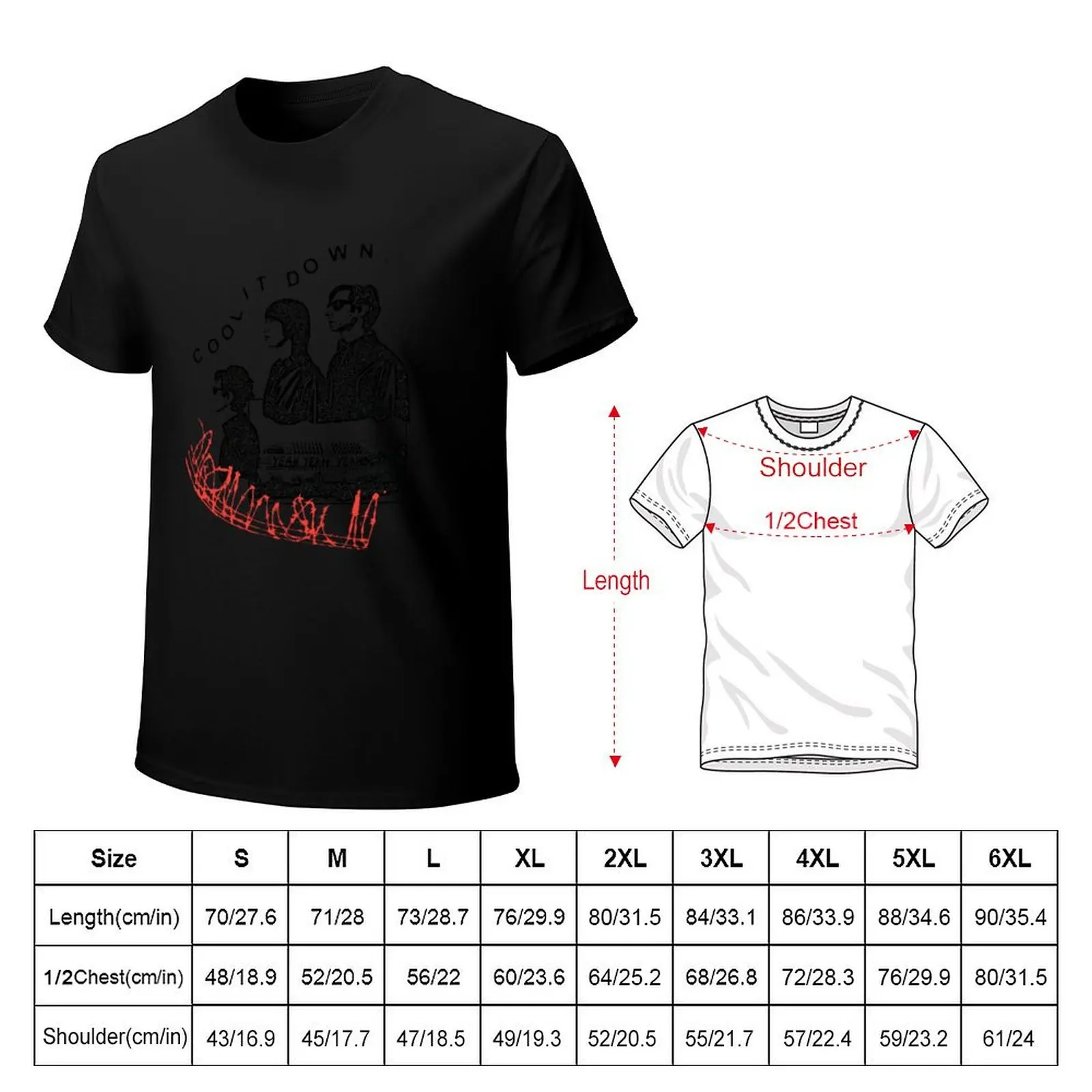 Yeah Yeah Yeahs Merch T-Shirt Basic Casual Wear Short Sleeve Top
