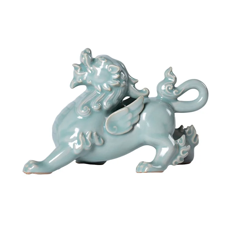 

Handmade large Pixiu tea pet, table decoration tea set accessories