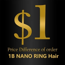 Nano Ring Hair 250g Brazilian Hair 1B color 24 inches 60cm