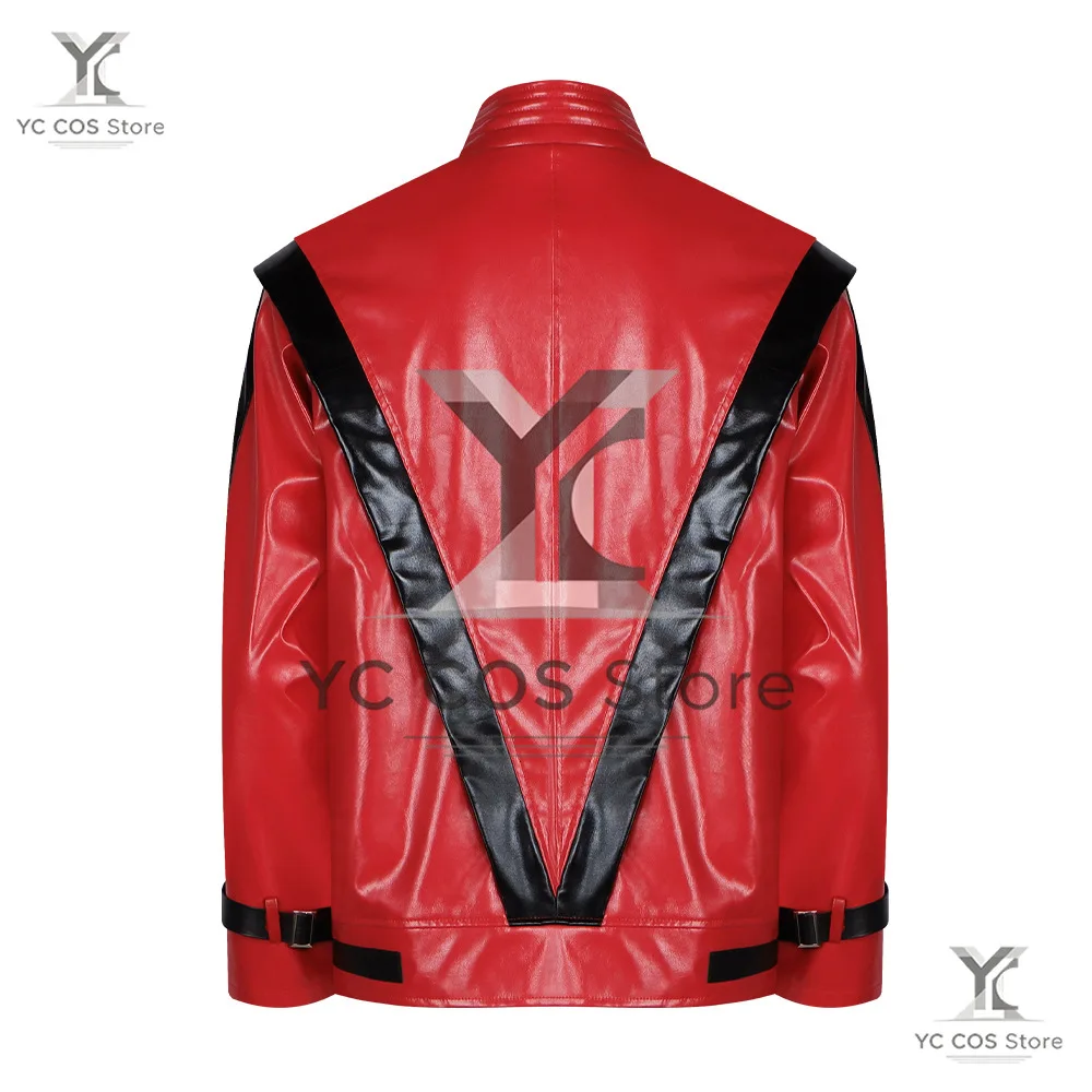Chaqueta de Cosplay para Hombre 2026 para Imitador de Michael Jackson, Disfraz de Abrigo para Fiesta de Halloween y Navidad, Ropa Nueva para Espectáculos Escénicos