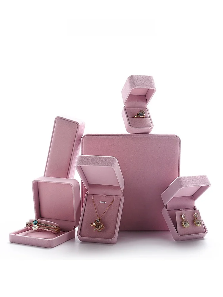 

Nang Jewelry Storage Box Long Velvet Ring Earring Bracelet Nelace Jewelry Paaging Box Gift Box Faionable Accory Case