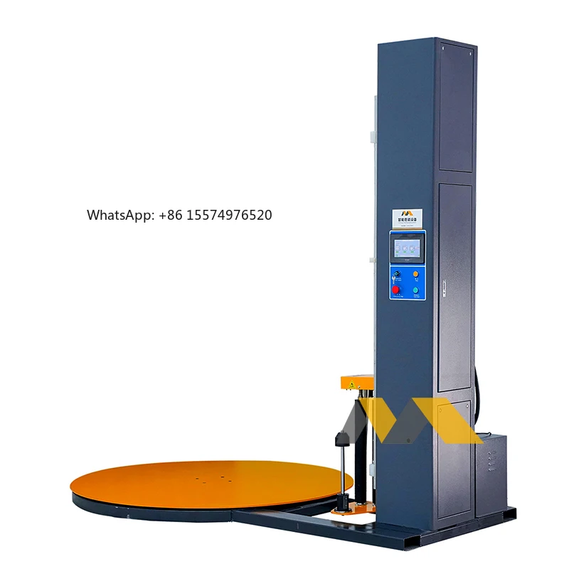 2026 Hot SellingAutomatic Wrapper Pallet Stretch Packing Machine Good Price Automatic Pallet Wrapper Machine for Heavy Goods