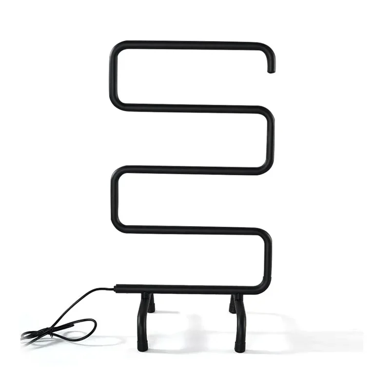 

Electric Heating Towel Rack Floor Stand Towel Holder Rail Constant Temperature Towel Warmer Rail Dryer S Shape