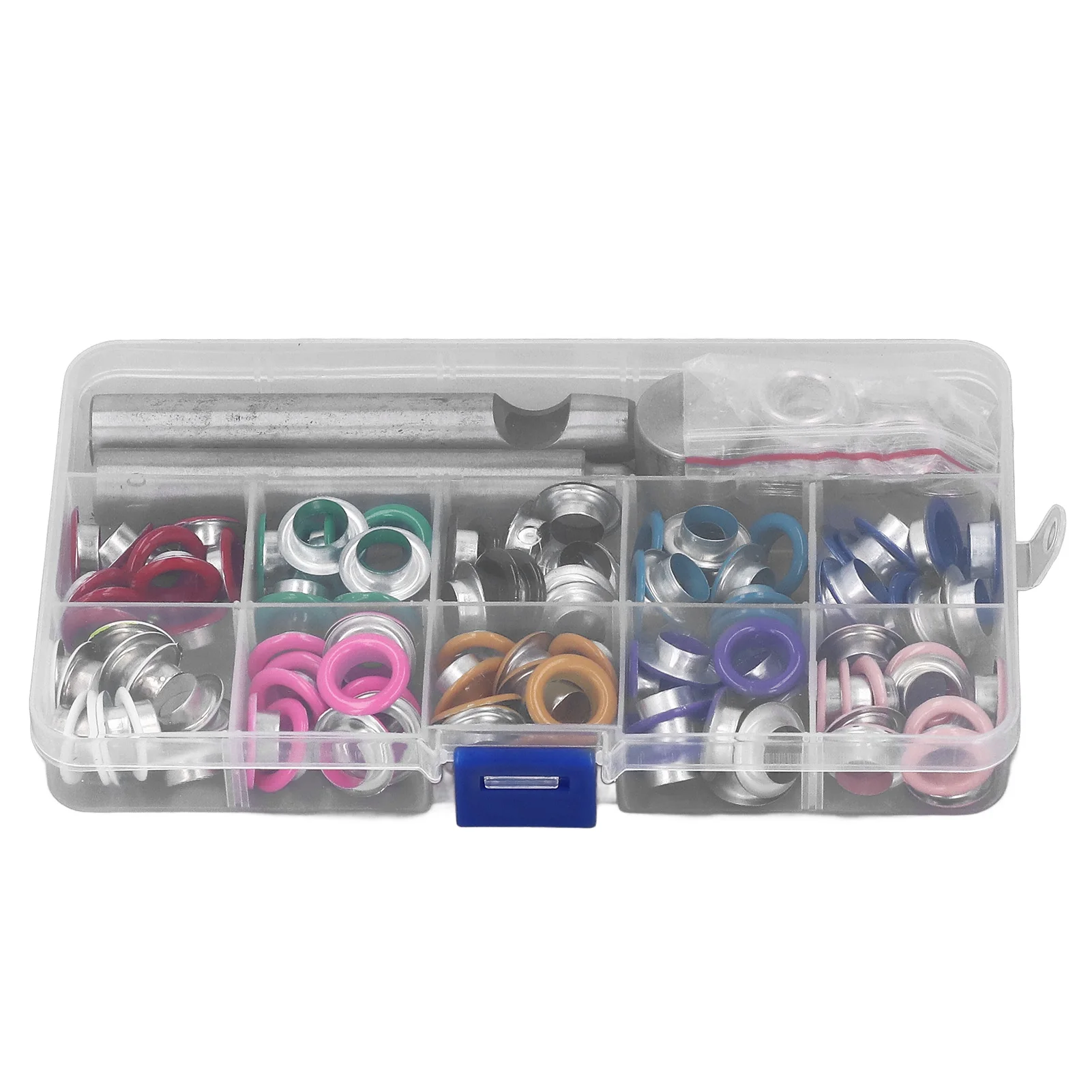 Eyelets Tool Kit  Metal Wide Application Eyelets 10mm Colorful Easy Installation Leather Grommets Kit for Bags