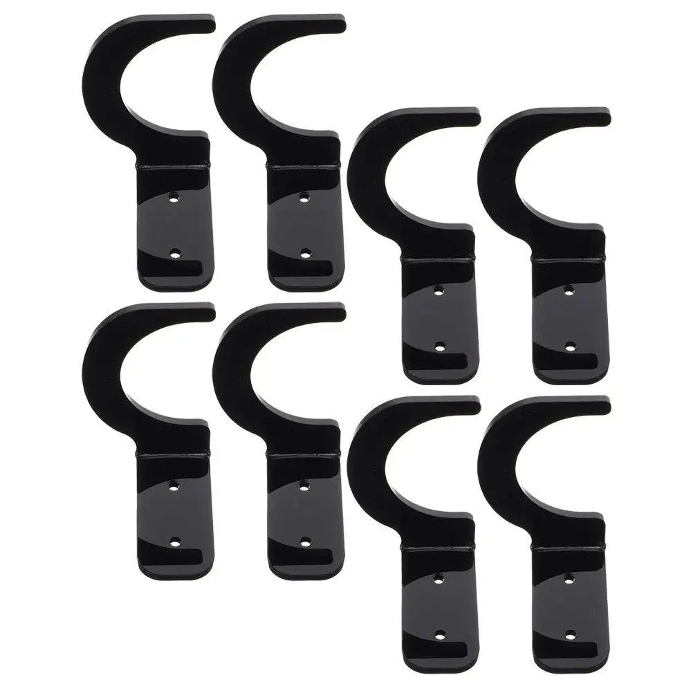 4Pairs Baseball Bat Hangers for Wall Acrylic Display Holder Strong Stable Design for Bat Collection Storage Decorative Home Use