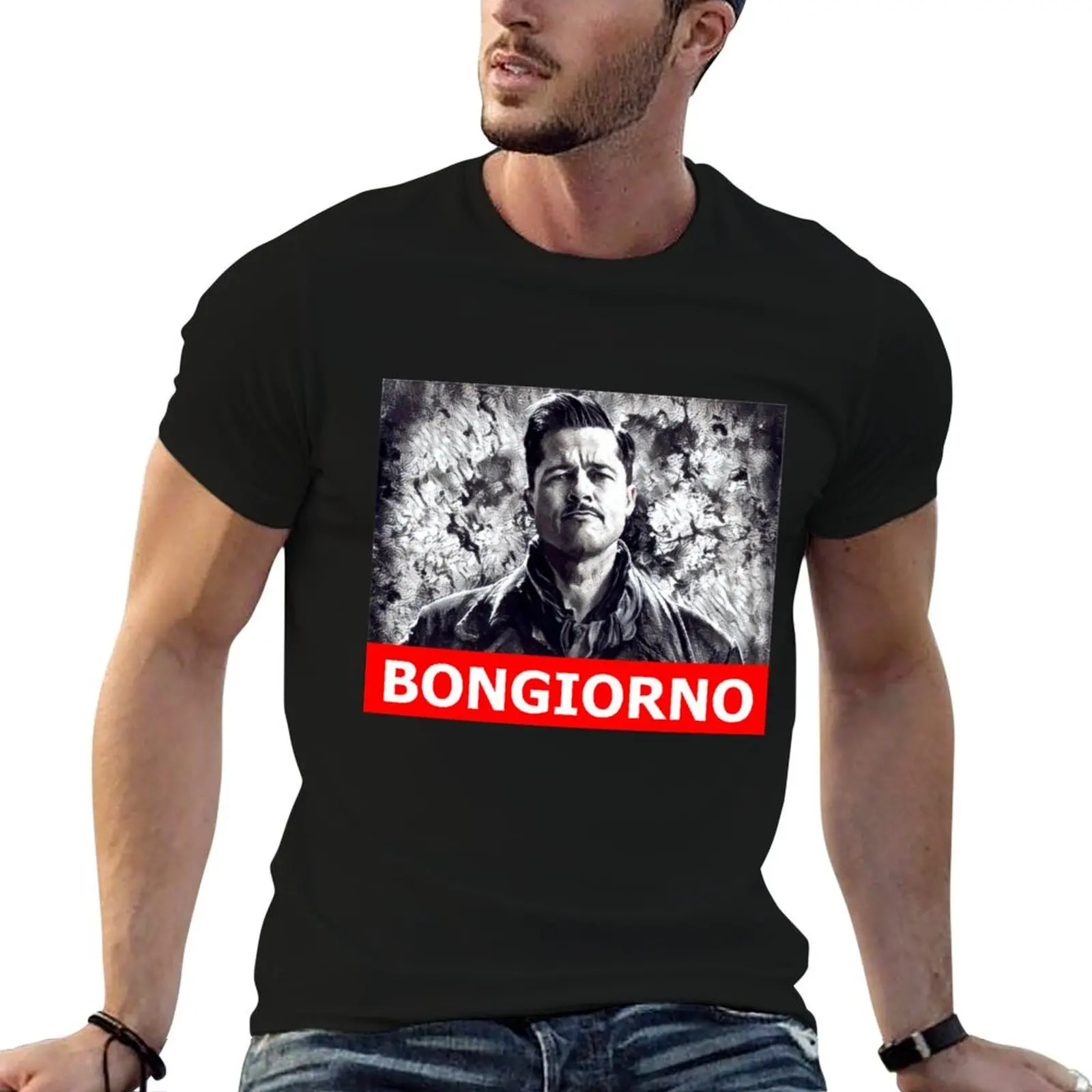 Camiseta Inglorious Basterds Aldo Raine, camisetas para hombre, camisetas de algodón para hombre, paquete de camisetas blancas esenciales, camiseta