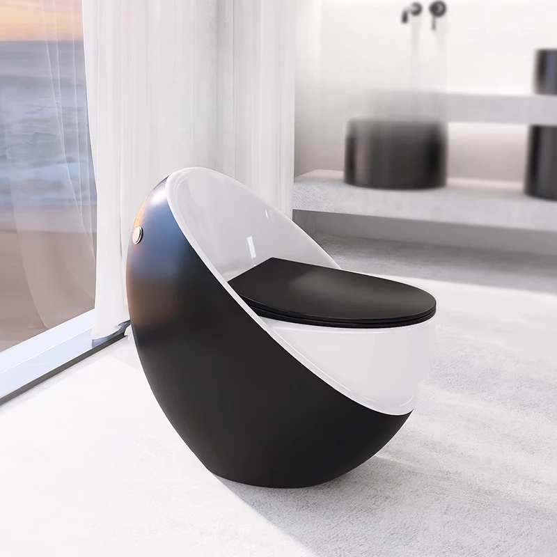 

Creative space capsule integrated toilet household large diameter