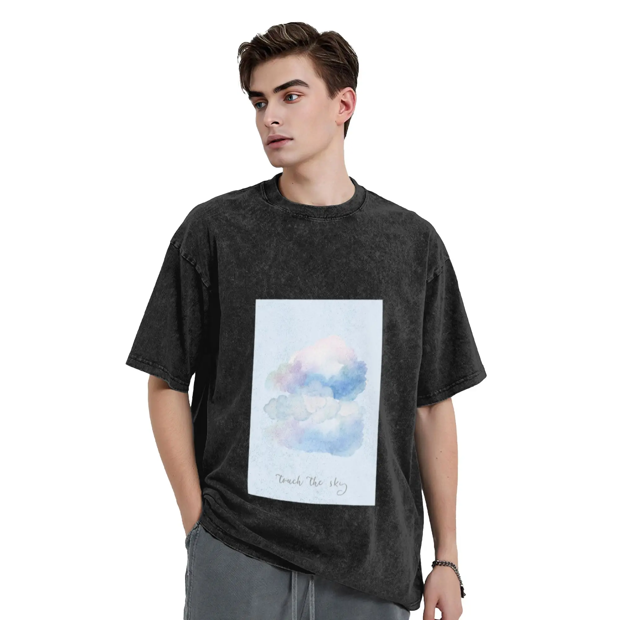 touch the sky  Classic Comfort A Vintage Oversized Cotton Unisex T-Shirts