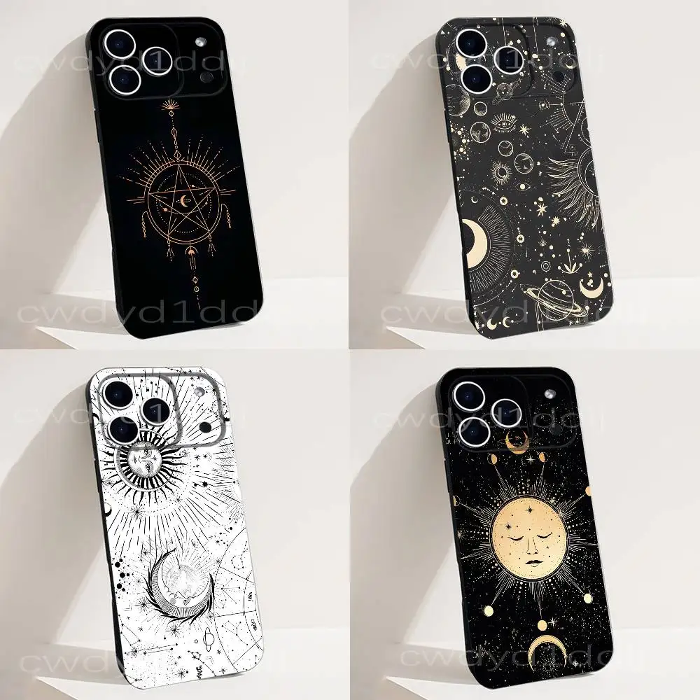

Witches Moon Tarot Mystery Totem Phone Case For iPhone 17,16,15,14,13,12,Pro,Max,Plus,E,SE4,Air,Mini Shockproof Cover Fit Funda