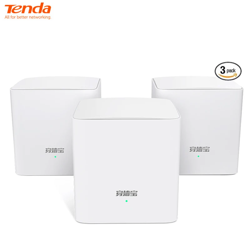 Tenda Nova Mesh Gigabit Router WiFi System MW5G (Mesh5) Up to 6000 sq.ft. Whole Home Coverage Extender Replacement Easy Setup