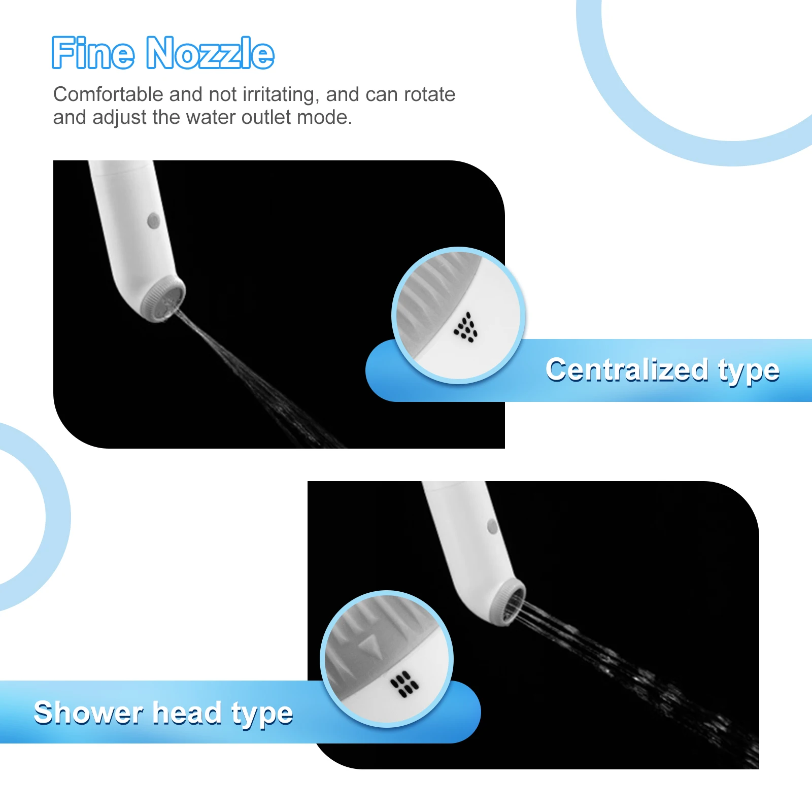 Electric Portable Bidet Peri Bottle Sprayer for Travel - Reusable Peri Bottle with Water Bottle Adapter for Postpartum & Hygiene