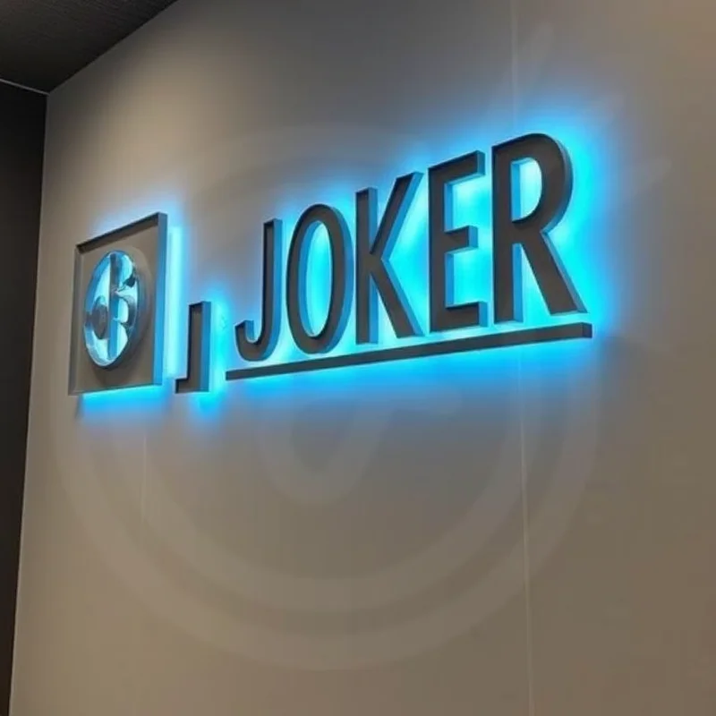 カスタムパーソナライズ3D LED照明付きサインメタルレター、ビジネスストアフロント屋外防水看板