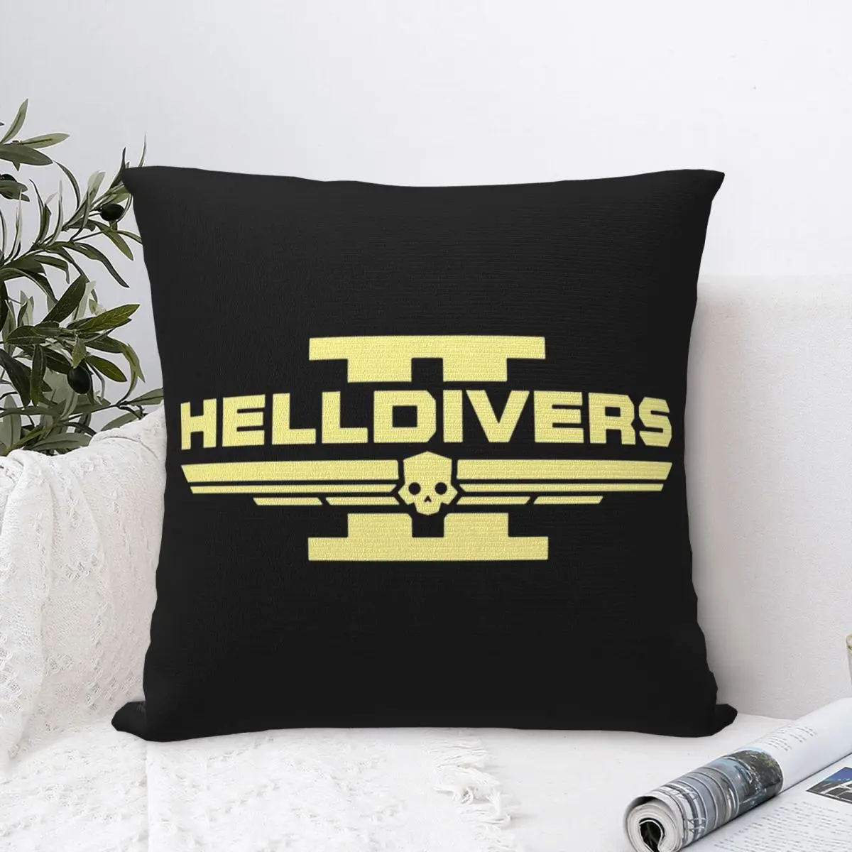 Helldivers Video Game Pillow Covers Sofa Cushion Cover Cool Home Decoration Throw Pillow Case 40*40