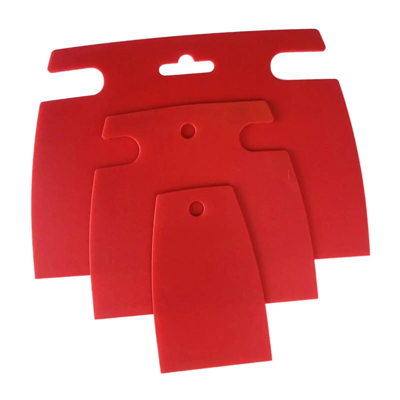 3Pcs Car Films Tools Handheld Scrapers Easy to Use Wear Resistant Wallpaper Tool