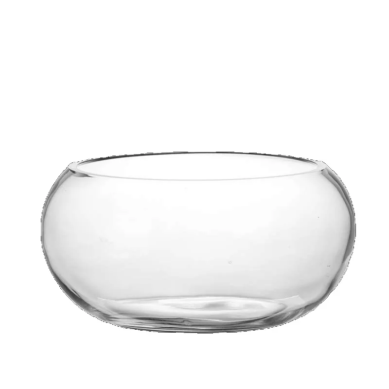 

Glass fish tank desktop round turtle tank home office living room small fish tank aquarium