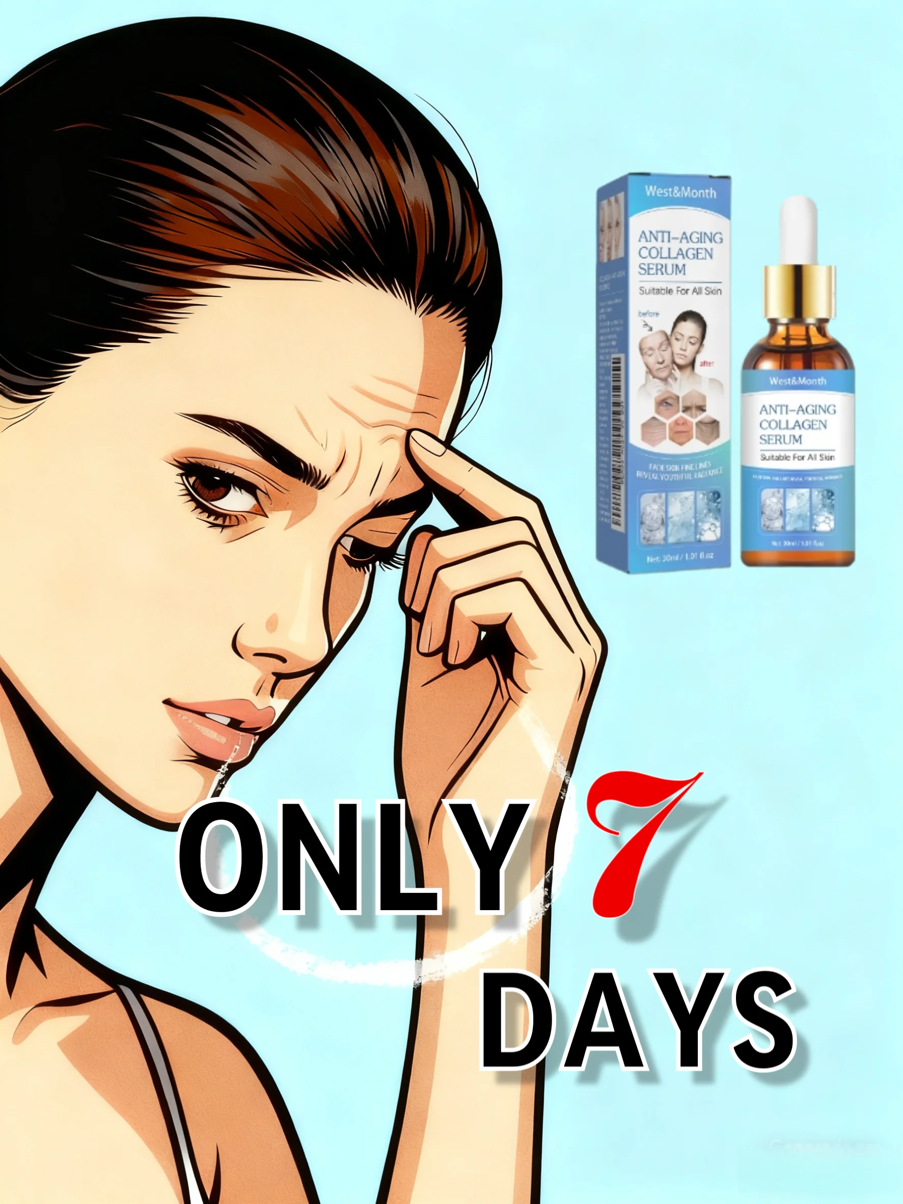 Las arrugas desaparecen Se convierten en hermosa ahora.