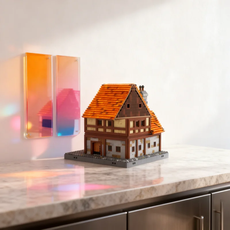 

3781pcs MOC Modular Medieval Stores Castle Model Building Blocks Toy Gift Creative Display Collectible Desk Premium Adult Kids