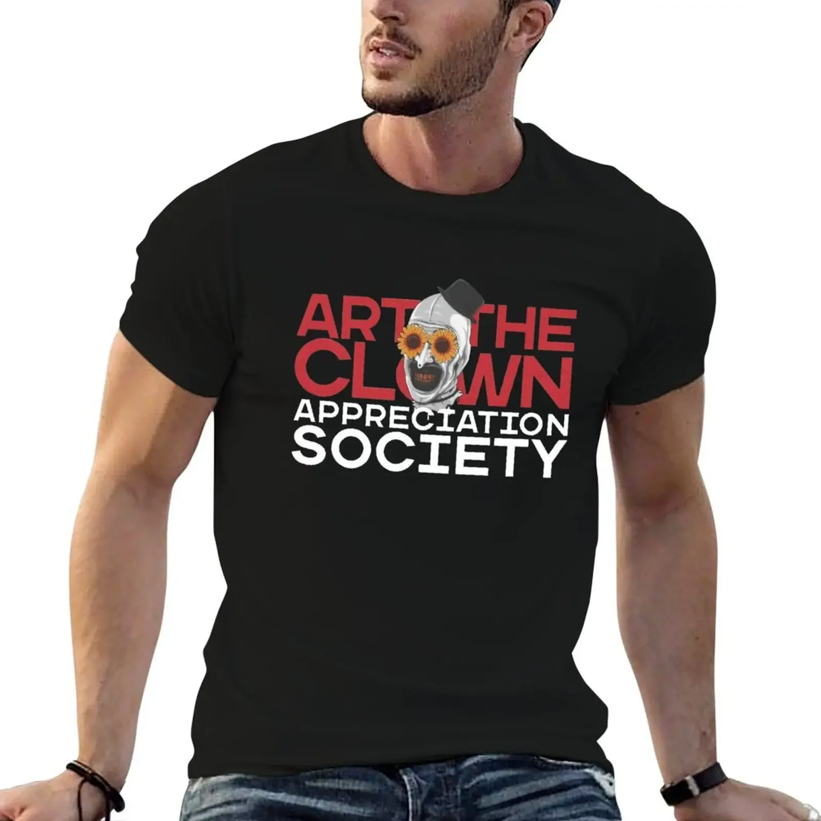 

Art The Clown Society T-Shirt anime shirt tshirts personalised vintage t shirts blue lock Men's cotton t-shirt