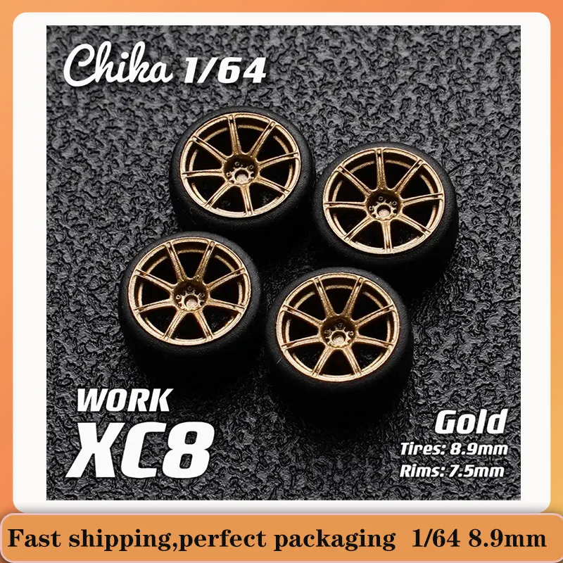

Модифицированная ступица колеса автомобиля 1/64 Chika Work XC8/Cosmis XT006R 8,9/9,7/10,5 мм, легкосплавные полимерные колеса, подходят для статических моделей автомобилей 1:64